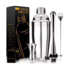 Amazon Hot Selling 6 Pieces Cocktail Shaker Set Bartender Kit for Home Bars